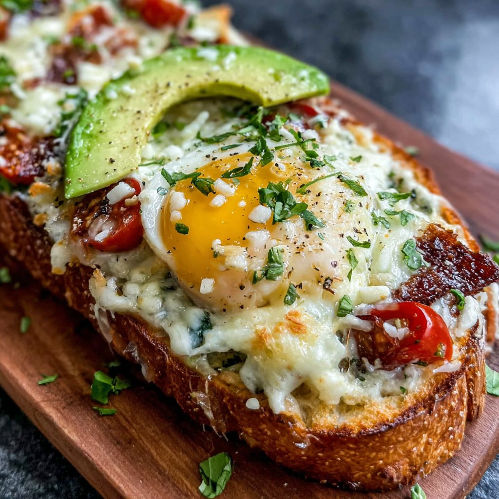 Egg and Avocado Spring Brunch Boat