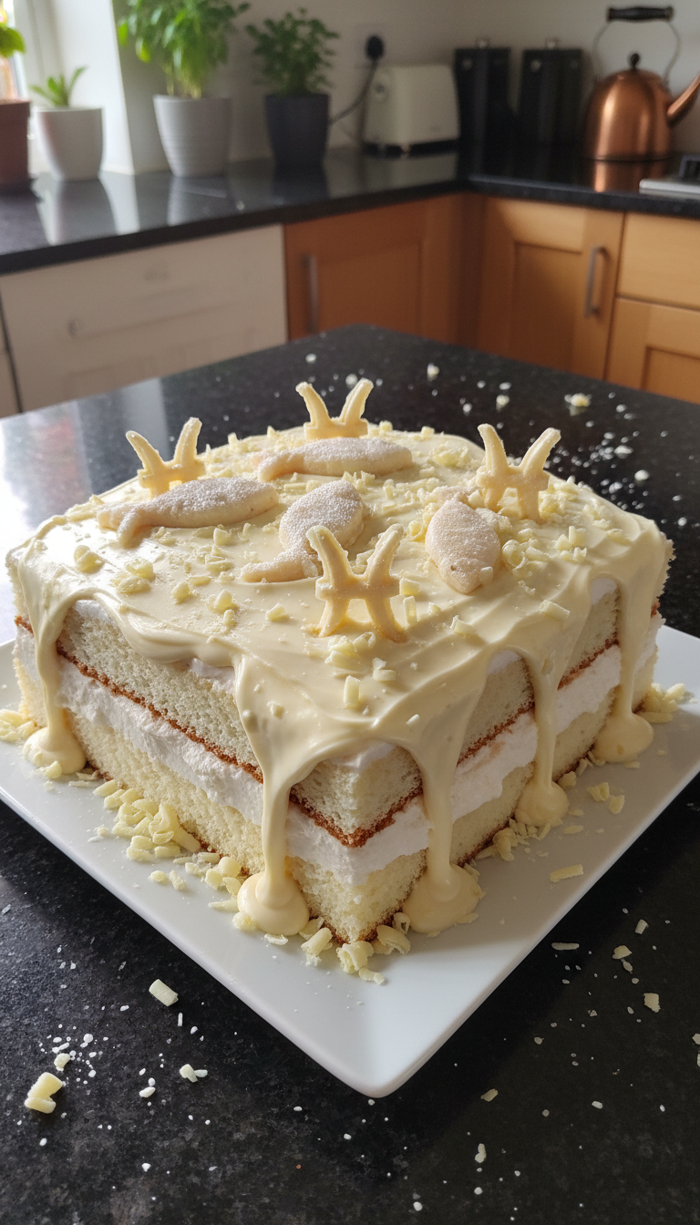 Pisces White Chocolate Cake