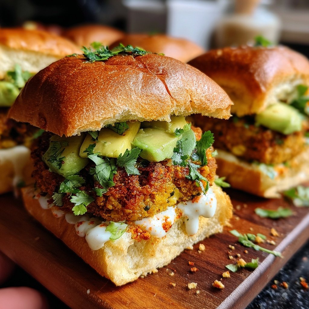 Crispy Chickpea Sliders