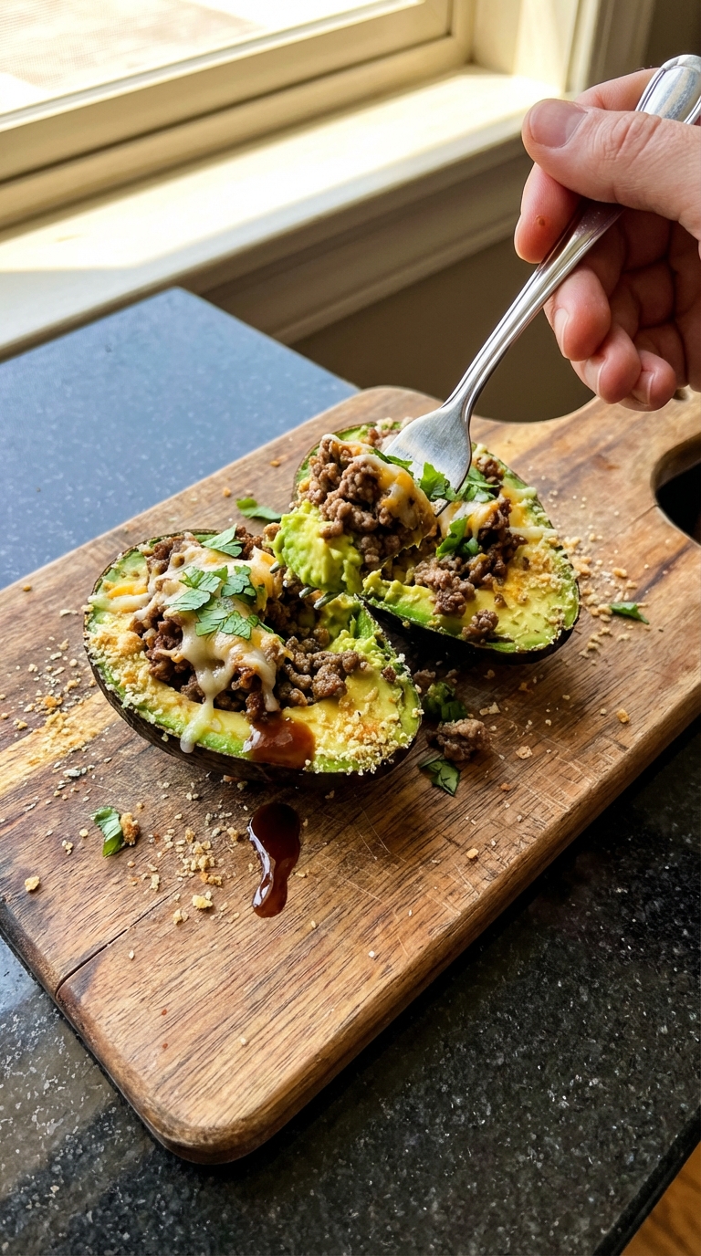 Stuffed Avocado with Beef