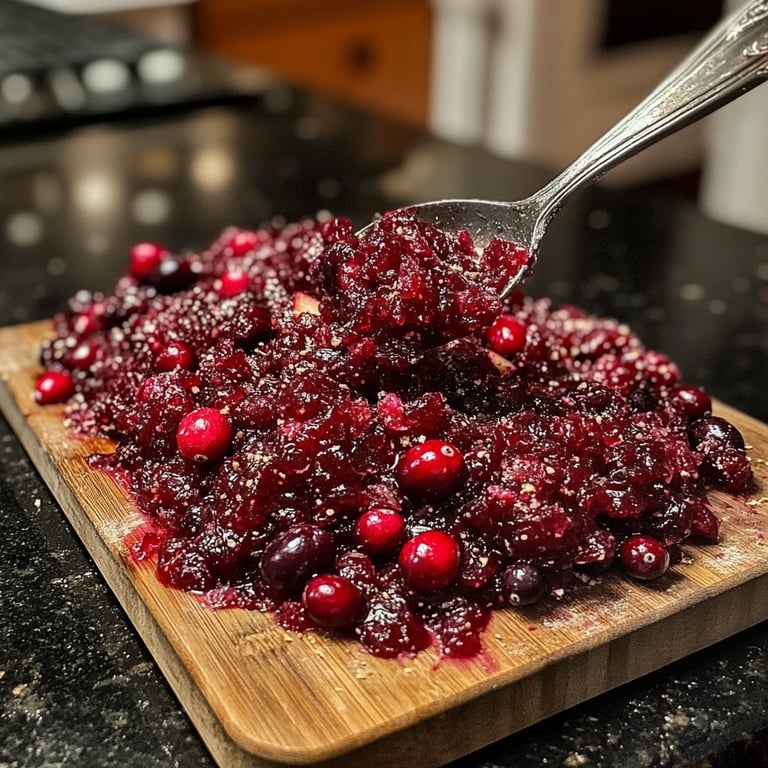 Cranberry Apple Chutney for Cheese and Roasted Meats