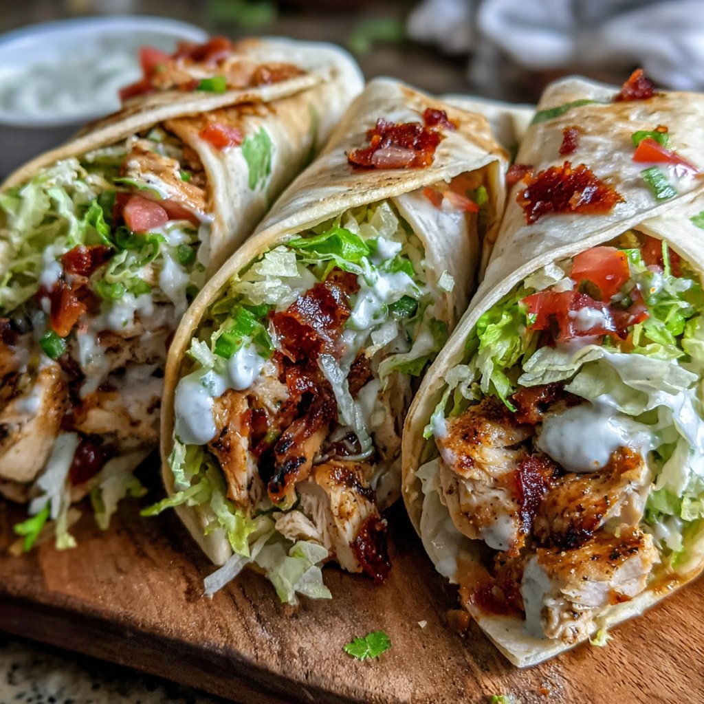 Chili Chicken Wrap Lunches