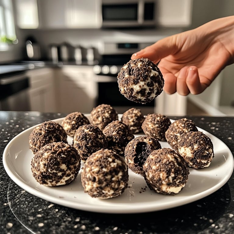 Cream Cheese Oreo Protein Balls