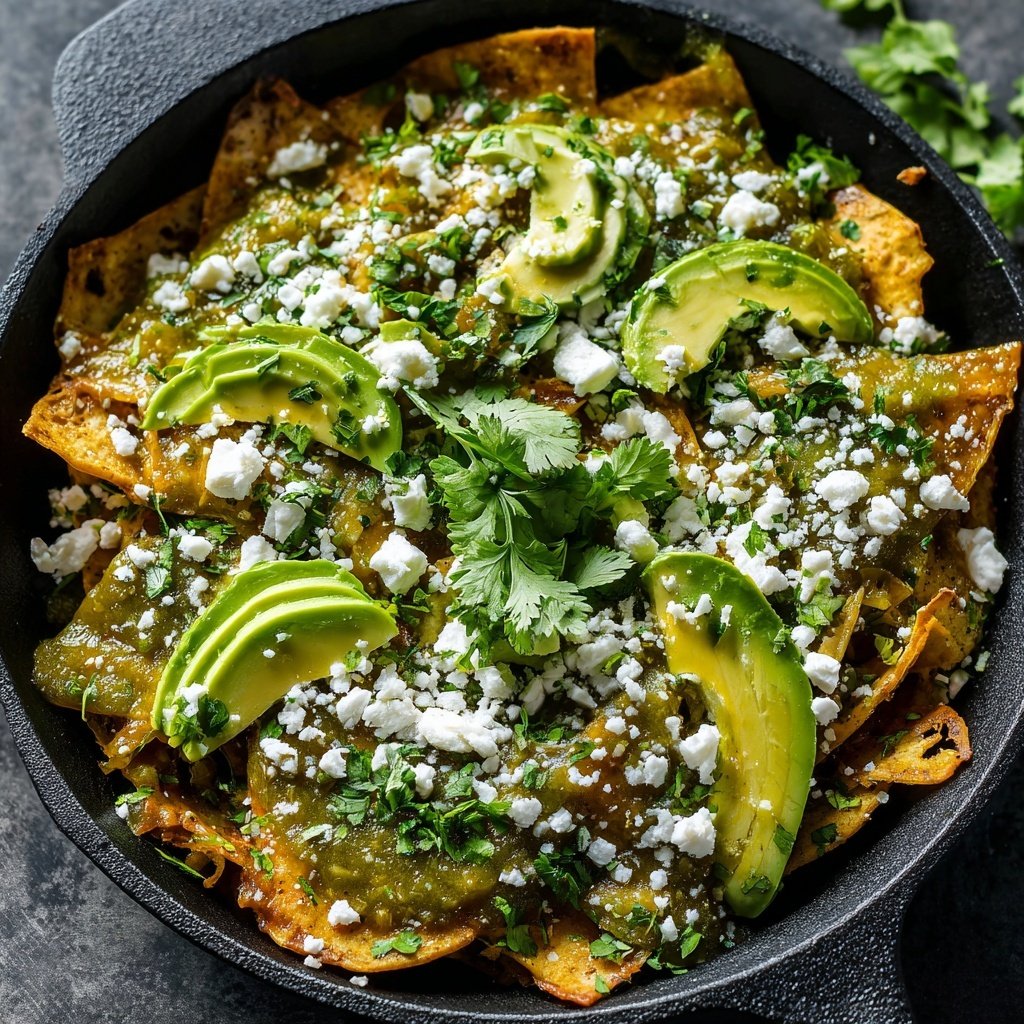 Chilaquiles Verdes Breakfast Skillet​