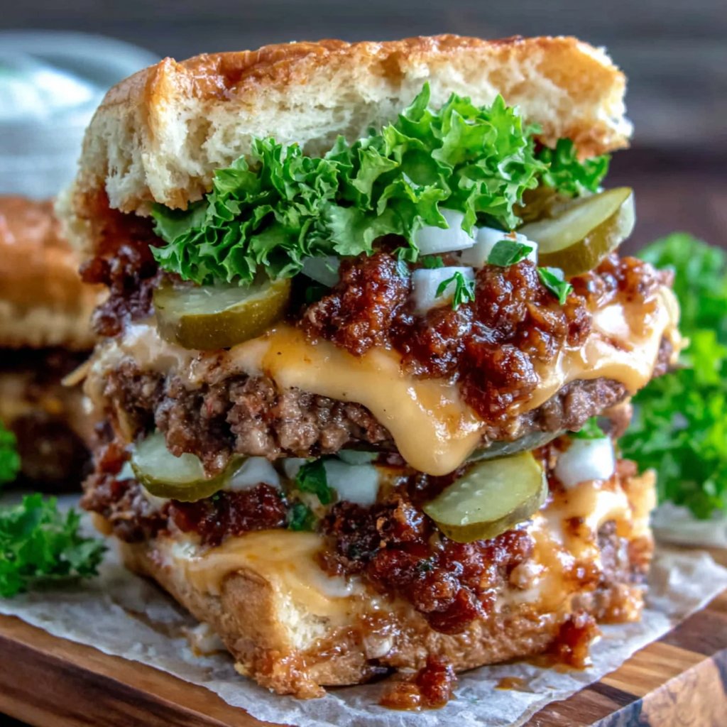 Classic Chili Cheese Burgers