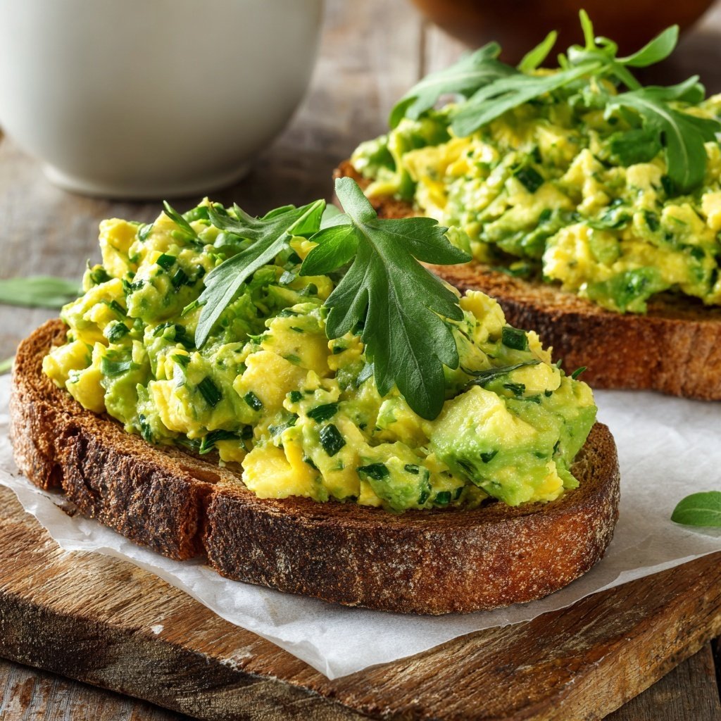 Avocado Egg Salad on Toast