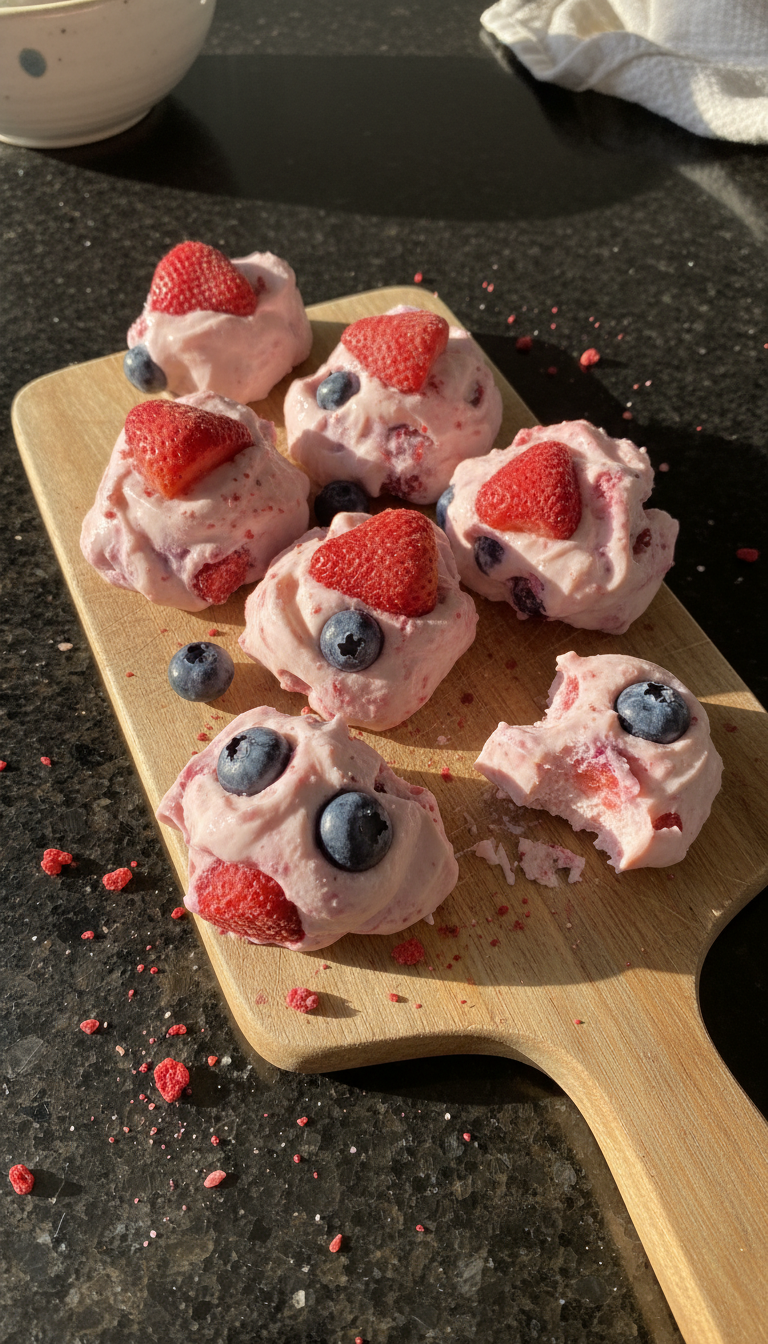 Frozen Yogurt Berry Bites