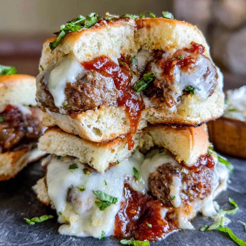 Mouthwatering Meatball Hamburger Surprise