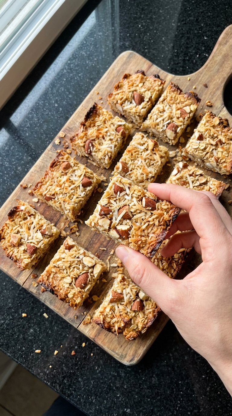 Almond Coconut Energy Bars