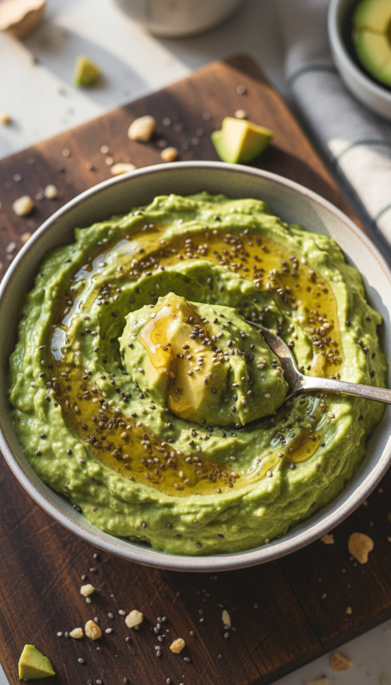 Keto Avocado Chia Pudding