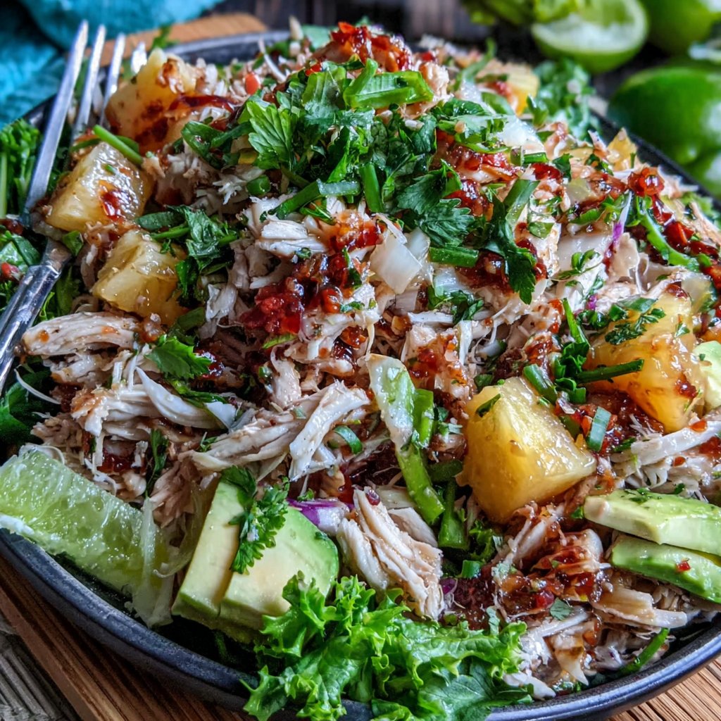Tropical Chicken Salad Lunch